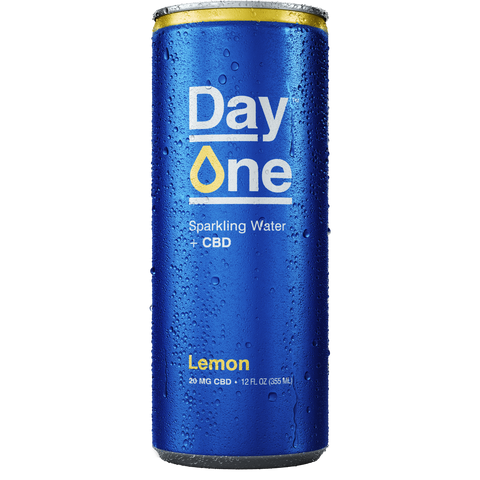 Lemon Sparkling Water + CBD (12 Pack)