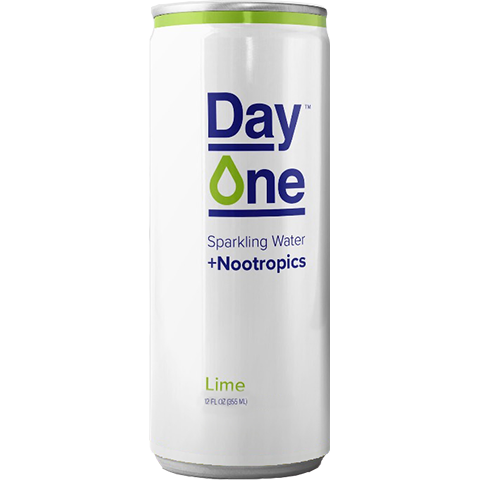 Lime Sparkling Water + Nootropics (12 Pack)